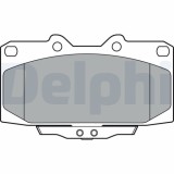 Set placute frana fata DELPHI, Toyota Yaris (P13), 12.10-, Fata; puntea fata