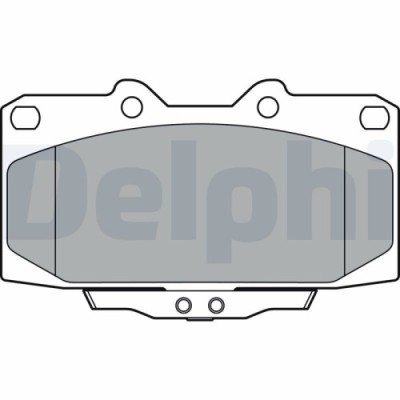 Set placute frana fata DELPHI, Toyota Yaris (P13), 12.10-, Fata; puntea fata foto