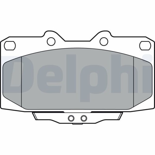Set placute frana fata DELPHI, Toyota Yaris (P13), 12.10-, Fata; puntea fata