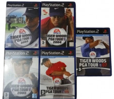 Joc PS2 Tiger Woods PGA Tour 2003 + 2004 + 2005 + 06 + 07 foto