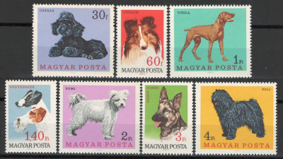 Ungaria 1967 Mi 2337/43 MNH - Caini foto