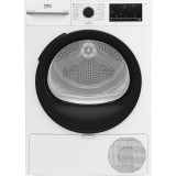Uscator de rufe Beko BM3T48249W, Pompa de caldura, 8 Kg, 15 programe, Clasa C, Motor ProSmart Inverter, Aquawave, Alb