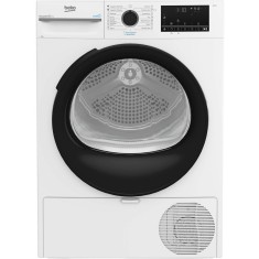 Uscator de rufe Beko BM3T48249W, Pompa de caldura, 8 Kg, 15 programe, Clasa C, Motor ProSmart Inverter, Aquawave, Alb