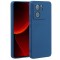 Husa de protectie, flippy, pentru xiaomi redmi 13t, liquid silicone, cu microfibra pe interior, protectie antisoc, compatibil incarcare wireless, alba