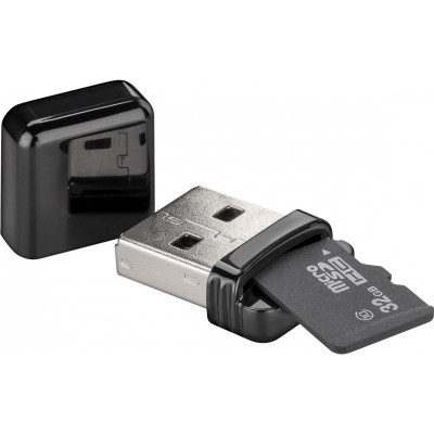 Cititor de card microSD Goobay, USB 2.0 foto