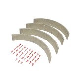Set ferodouri saboti frana Massey Ferguson, Ford cod OEM 1851062M91, 1851063M91, 3620600M91, 81717317, 81717321, 957E-20B, 957E2019A, 957E2021B,