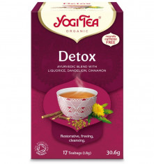 Ceai bio Detoxifiant, 17 pliculete x 1.8g, (30.6g) Yogi Tea foto