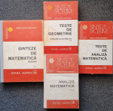 ANALIZA MATEMATICA + TESTE GEOMETRIE + ANALIZA Catalin-Petru Nicolescu (4 vol)