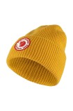 Fjallraven căciulă de l&acirc;nă 1962 Logo culoarea galben, de l&acirc;nă, din tricot gros F78142.161