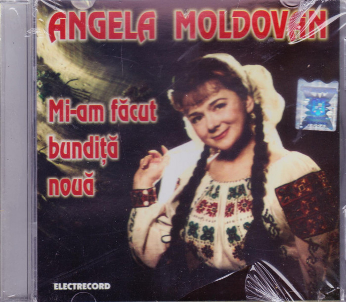 CD Populara: Angela Moldovan &ndash; Mi-am făcut bundiță nouă ( Electrecord , SIGILAT)