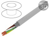 Cablu ecranat BiT LiYCY 6x0,75mm2 cu tresă de cupru cositorit