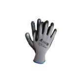 Manusi Marvel Blackberry, fibre sintetice + nitril, gri + negru, marimea 10