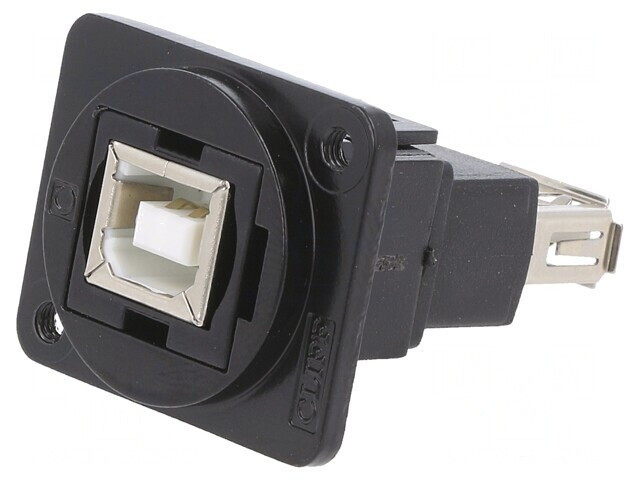 Adaptor USB A la USB B Metalic 2.0 19x24mm