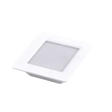 Spot LED incastrat Hoff, 5W, lumina neutra, alb, 95 x 95 mm