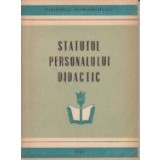 Statutul personalului didactic