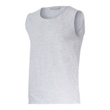 Tricou Bumbac Fara Maneci / Gri - M