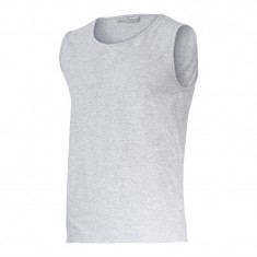 Tricou Bumbac Fara Maneci / Gri - Xl