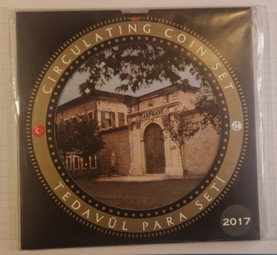 Set Monede Monetarie Turcia 2017 sigilat foto
