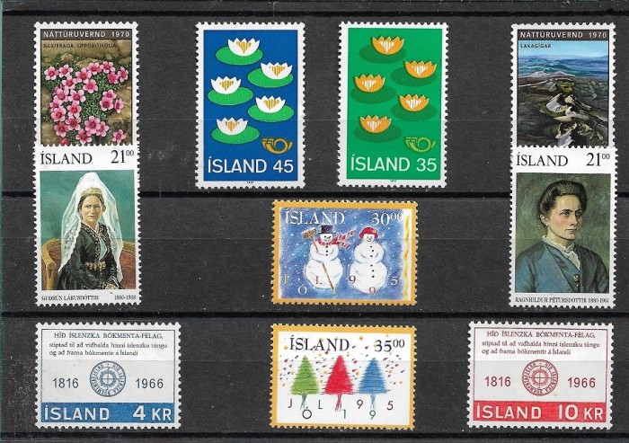 C5911 - lot timbre nestampilate MNH Islanda