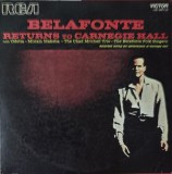Harry Belafonte &ndash; Belafonte Returns To Carnegie Hall, 2LP, Italy, 1962, stare VG+