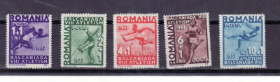 Romania 1937 A 8-a Balcaniada de atletism- Bucuresti foto