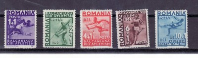 Romania 1937 A 8-a Balcaniada de atletism- Bucuresti foto