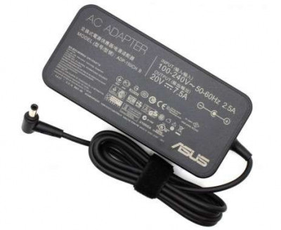 Alimentator laptop nou original ASUS 20V 7.5A 150W mufa cu pin interior 4.5 x 3.0mm ADP-150CH B foto