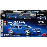 Set de constructie si masina metalica, Brick Shop, Hot Wheels, 94 Audi Avant RS2, JGR28