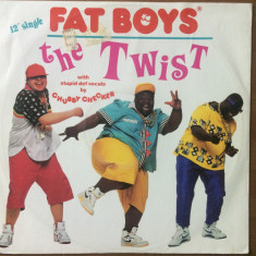 Fat Boys The Twist 1988 polydor DISC vinyl, 12" single 45 RPM muzica hip hop