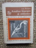 Ion Rotaru - Analize literare si stilistice