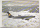 Bnk cp Aviatie - Lufthansa - Airbus A 300 - necirculata, Elvetia, Printata