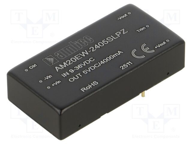 Convertor DC/DC AIMTEC 20W 9-36V la 5V THT