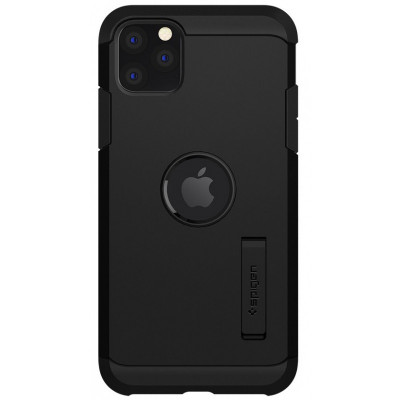 Husa TPU Spigen Tough Armor pentru Apple iPhone 11 Pro, Neagra 077CS27239 foto