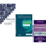 Pachet Bacalaureat 2026. Ghid complet Limba si literatura romana, Matematica. filiera tehnologica: servicii, resurse si tehnic si Informatica clasele