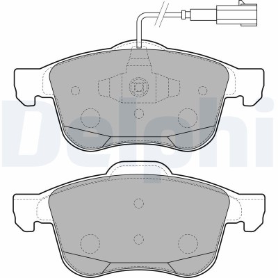DELPHI LP2241 set placute frana,frana disc foto