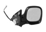 Oglinda exterioara Citroen Berlingo (Mf), 07.1996-02.2008, Peugeot Partner (G), 07.1996-03.2008, Dreapta, Crom, electrica, carcasa neagra, Convex, Vi