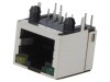 Soclu RJ45 Cat5 Ecranat 8p8c THT &icirc;n Unghi, ENCITECH