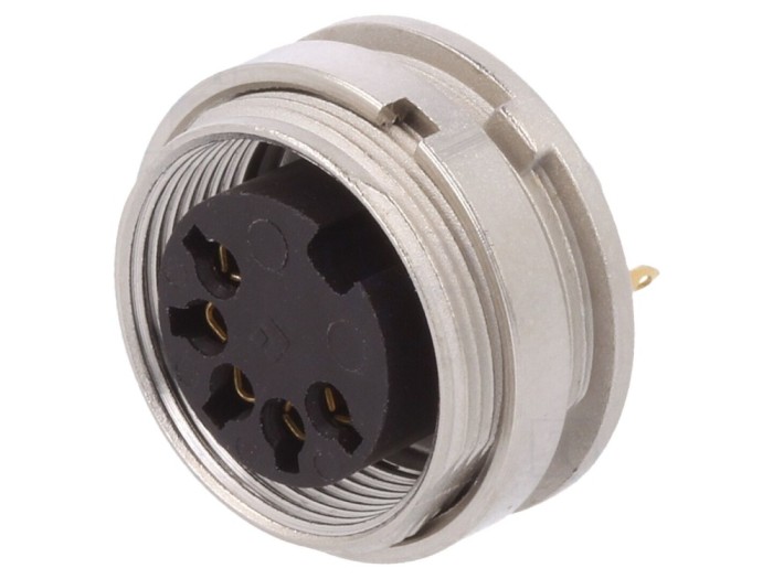 Conector M16 mamă 5 pini IP40