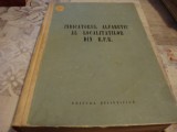 Indicatorul alfabetic al localitatilor din RPR - 1956