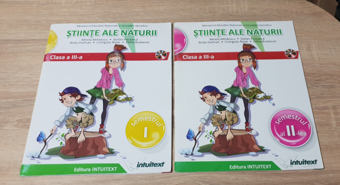 Științele naturii, clasa a III-a, semestrul I + II -Mirela Mihăescu (conține CD)