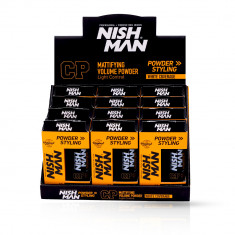 NISH MAN - Pachet promo - Pudra de volum - 20g - Neagra - 12 buc foto