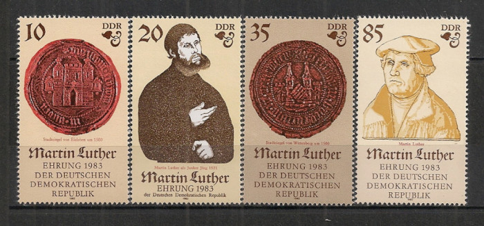 D.D.R.1982 500 ani nastere M.Luther-reformator SD.490