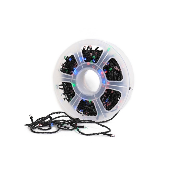 Instalatie multicolora, 50m cu 500 de leduri, rola