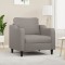 Gossi fotoliu canapea, gri taupe, 60 cm, material textil