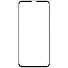 Folie Protectie Ecran OEM pentru Apple iPhone X / Apple iPhone XS, Sticla securizata, Full Face, Full Glue, 5D, Neagra