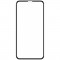 Folie Protectie Ecran OEM pentru Apple iPhone 12 / Apple iPhone 12 Pro, Sticla securizata, Full Face, Full Glue, 9D, Neagra