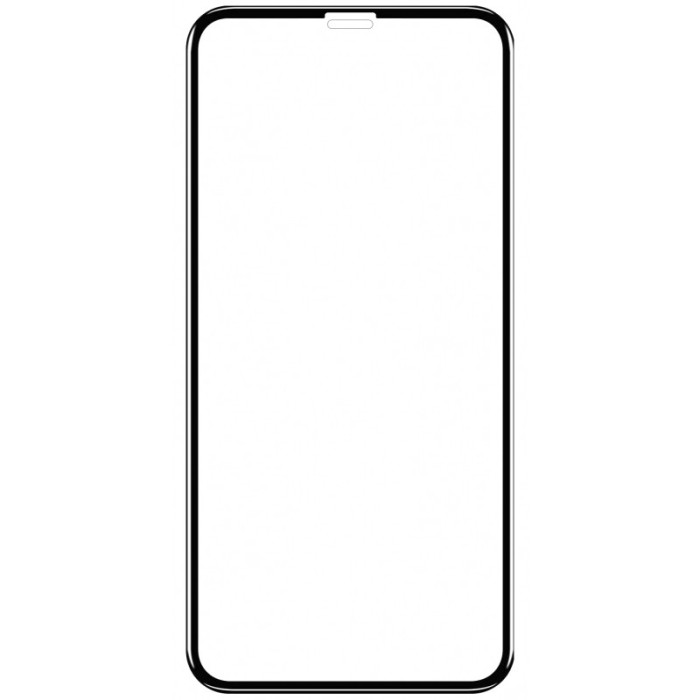 Folie Protectie Ecran Blueline pentru Apple iPhone 11 Pro Max, Sticla securizata, Full Face, Full Glue, Neagra