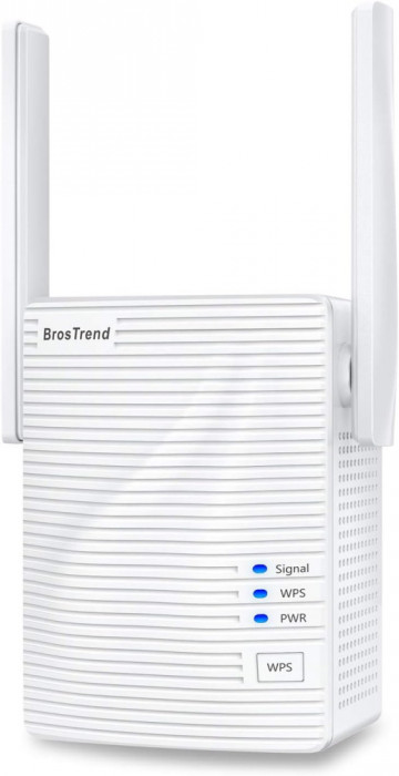 BsTrend WiFi Range Extender 1200Mbps Repetor de amplificare a semnalului, acoper