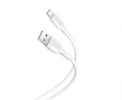 Cablu USB-C pentru incarcat si transfer date, XO-NB212, Alb foto