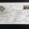 Turneul internațional feminin de șah Timișoara 1975 - &icirc;ntreg poștal cu autografe
